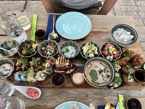 Plate for two  at Donna Vegana in Mallorca