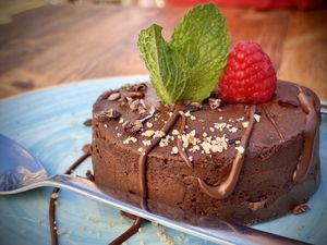 Chocolate Cake  at Donna Vegana in Mallorca