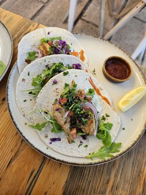 Una mezcla de sabores, espectacular. at Donna Vegana in Mallorca