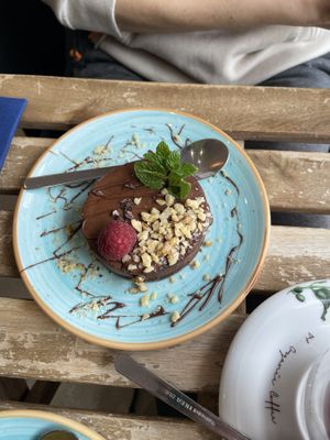 Chocolate cheesecake   at Donna Vegana in Mallorca