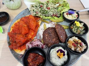 Platte  at Donna Vegana in Mallorca