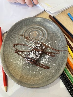 Veganes Bounty ein Traum  at Donna Vegana in Mallorca