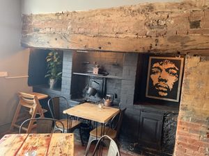 The cafe  at No. 18 Coffee House in Tamworth