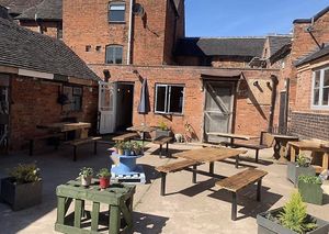 (From their insta) the courtyard seating area at No. 18 Coffee House in Tamworth