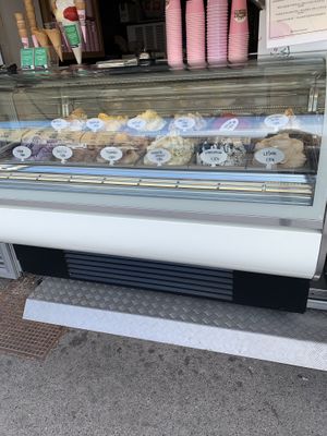 Ice creams at Piran Pirano PastIccerIa in Piran