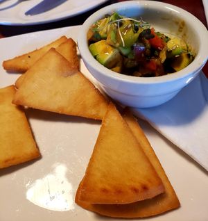 Pita and avacdo at Mosa's Joint in Guam