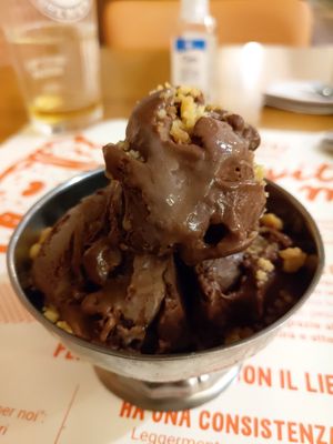 Chocolate sorbet at Berberè - Centrale in Milan