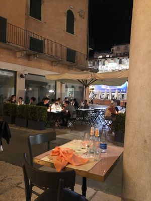 Outside at Berberè in Verona