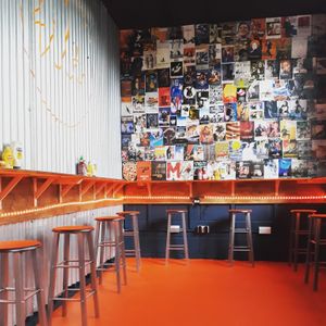 Inside plymouth market at the bottom of the stairs at Tilt in Plymouth