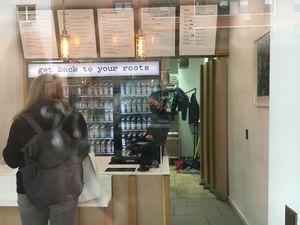 Inside store at Pressed Juicery - 84th & Lexington in New York City