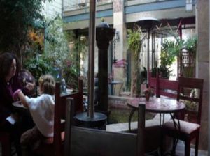 Outside sitting at Green Temple. at The Green Temple in Redondo Beach