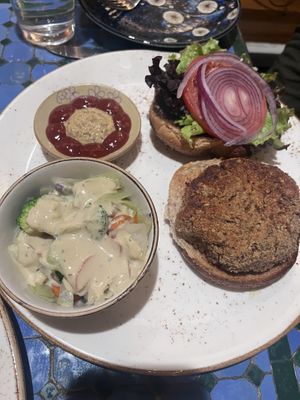 Burger   at The Green Temple in Redondo Beach