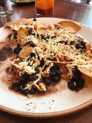 vegan nachos at The Green Temple in Redondo Beach