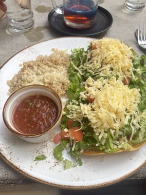 Tostaditas plate.   at The Green Temple in Redondo Beach