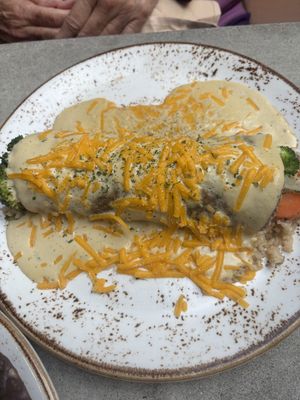 Savory wrap  at The Green Temple in Redondo Beach