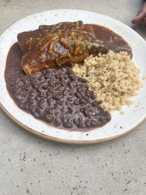 Enchiladas special  at The Green Temple in Redondo Beach