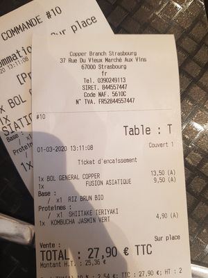 Conta at Copper Branch in Strasbourg