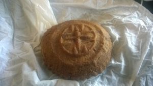 Wine, orange and cardamom cookie at Meli Cafe in Newcastle Upon Tyne