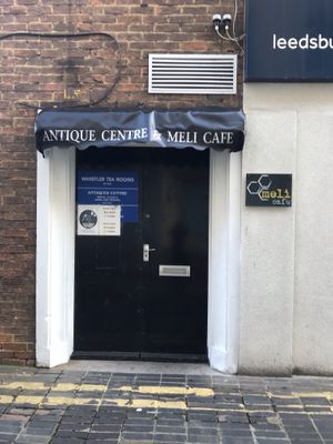 Entrance  at Meli Cafe in Newcastle Upon Tyne