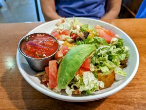 Tofu bowl at Sunrise Bistro in Walnut Creek