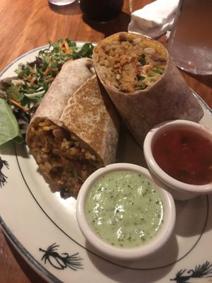 Bbq seitan burrito  at Blockheads - East Village in New York City