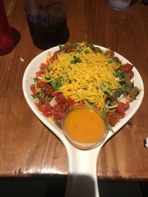 Vegan seitan bowl with Thai peanut sauce  at Blockheads - East Village in New York City