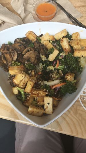 This was absolutely delicious! Even without the sauce  at Bolay in Winter Park