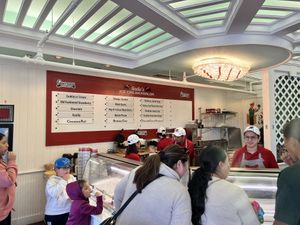   at Sadie's Ice Cream in Mackinac Island