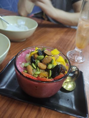 Smoothie bowl at Bo De Tam Bodhicitta in Da Nang