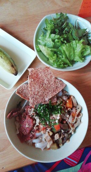 Quang noodles at Bo De Tam Bodhicitta in Da Nang