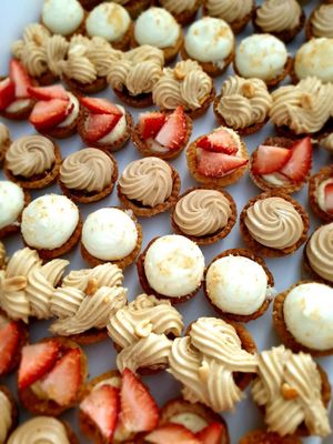 Vegan pastries at Les Tabliers Vert in Tahiti