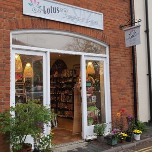 Shop front at Lotus Store in Bedford