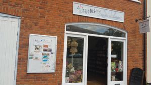 Shop front at Lotus Store in Bedford