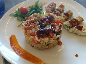 Risotto aus Dinkel at Rossini in Estenfeld