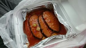 take out: fake fish. delicious!! and so convincing at Happy Family Vegetarian Restaurant - Rowland Heights in Rowland Heights