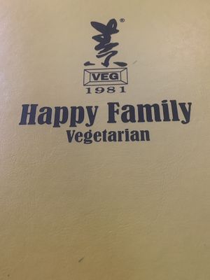 Menu  at Happy Family Vegetarian Restaurant - Rowland Heights in Rowland Heights