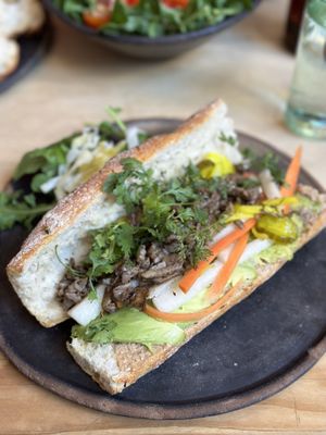 Bahn Mi (the second time)  at Boulenc in Oaxaca