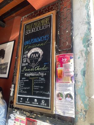 Upon Arrival Boulenc with Signage  at Boulenc in Oaxaca