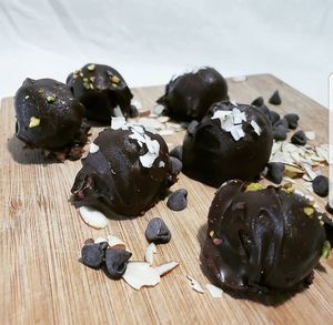 Chocolate trufas at Frijolito  Verde in Panama City