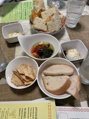 Vegan and GF bread service    at Ciccia Osteria in San Diego