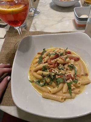 Sombreri vegan pasta   at Ciccia Osteria in San Diego