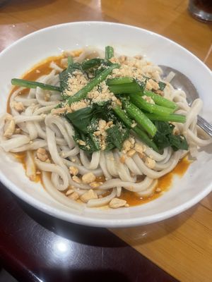 Spicy Dan Dan noodles   at Jeng Chi Restaurant in Richardson