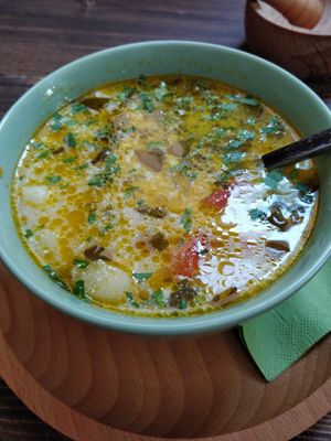 Bors at Ana Bistro Vegetarian in Constanta