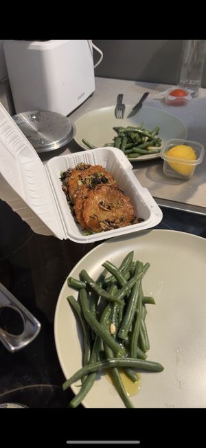 Latkes with mushrooms  at Kozak Ukraїnian Eatery in New Westminster