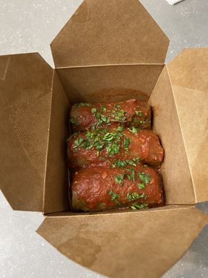 Vegan Holubtsi  at Kozak Ukraїnian Eatery in New Westminster