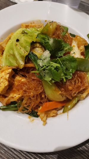 Mung bean noodles at My Vegan in Pasadena