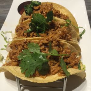Soy chicken tacos at My Vegan in Pasadena