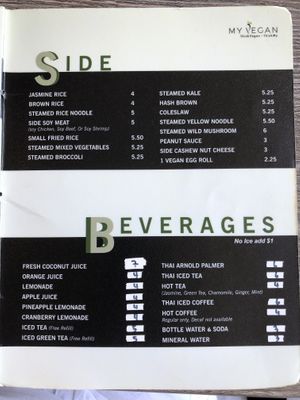 The Fresh Coconut water was perfect and the coconut meat tender and juicy.  at My Vegan in Pasadena