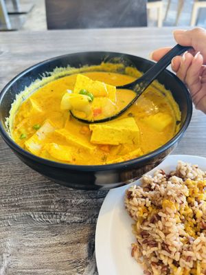 Yellow Curry   at My Vegan in Pasadena