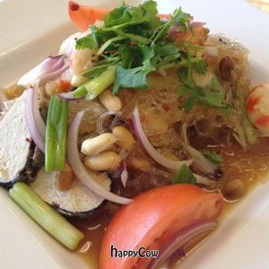 mung bean noodle salad at My Vegan in Pasadena
